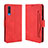 Custodia Portafoglio In Pelle Cover con Supporto BY3 per Samsung Galaxy A30S Rosso