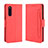 Custodia Portafoglio In Pelle Cover con Supporto BY3 per Samsung Galaxy A41 SC-41A Rosso