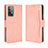Custodia Portafoglio In Pelle Cover con Supporto BY3 per Samsung Galaxy A52 5G Rosa