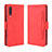 Custodia Portafoglio In Pelle Cover con Supporto BY3 per Samsung Galaxy A70S Rosso