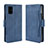 Custodia Portafoglio In Pelle Cover con Supporto BY3 per Samsung Galaxy A71 5G Blu