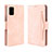 Custodia Portafoglio In Pelle Cover con Supporto BY3 per Samsung Galaxy A71 5G Rosa