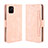 Custodia Portafoglio In Pelle Cover con Supporto BY3 per Samsung Galaxy A81 Rosa