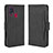 Custodia Portafoglio In Pelle Cover con Supporto BY3 per Samsung Galaxy M21s Nero