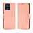 Custodia Portafoglio In Pelle Cover con Supporto BY3 per Samsung Galaxy M33 5G Rosa