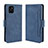 Custodia Portafoglio In Pelle Cover con Supporto BY3 per Samsung Galaxy Note 10 Lite Blu
