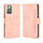 Custodia Portafoglio In Pelle Cover con Supporto BY3 per Samsung Galaxy Note 20 5G Rosa