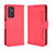 Custodia Portafoglio In Pelle Cover con Supporto BY3 per Samsung Galaxy Quantum2 5G Rosso