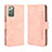 Custodia Portafoglio In Pelle Cover con Supporto BY3 per Samsung Galaxy S20 Lite 5G Rosa