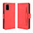 Custodia Portafoglio In Pelle Cover con Supporto BY3 per Samsung Galaxy S20 Plus 5G Rosso
