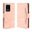 Custodia Portafoglio In Pelle Cover con Supporto BY3 per Samsung Galaxy S20 Ultra 5G Rosa
