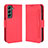 Custodia Portafoglio In Pelle Cover con Supporto BY3 per Samsung Galaxy S23 Plus 5G Rosso