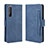 Custodia Portafoglio In Pelle Cover con Supporto BY3 per Sony Xperia 1 II Blu