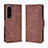 Custodia Portafoglio In Pelle Cover con Supporto BY3 per Sony Xperia 1 IV