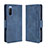 Custodia Portafoglio In Pelle Cover con Supporto BY3 per Sony Xperia 10 III Blu