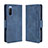Custodia Portafoglio In Pelle Cover con Supporto BY3 per Sony Xperia 10 III Lite Blu