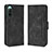 Custodia Portafoglio In Pelle Cover con Supporto BY3 per Sony Xperia 10 IV SOG07 Nero