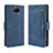 Custodia Portafoglio In Pelle Cover con Supporto BY3 per Sony Xperia 8 Blu