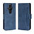 Custodia Portafoglio In Pelle Cover con Supporto BY3 per Sony Xperia PRO-I Blu