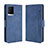 Custodia Portafoglio In Pelle Cover con Supporto BY3 per Vivo iQOO 7 5G Blu