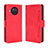 Custodia Portafoglio In Pelle Cover con Supporto BY3 per Xiaomi Mi 10i 5G Rosso