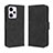 Custodia Portafoglio In Pelle Cover con Supporto BY3 per Xiaomi Redmi Note 12 Explorer Nero
