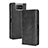 Custodia Portafoglio In Pelle Cover con Supporto BY4 per Asus Zenfone 7 Pro ZS671KS Nero