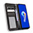 Custodia Portafoglio In Pelle Cover con Supporto BY4 per Asus Zenfone 9