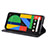 Custodia Portafoglio In Pelle Cover con Supporto BY4 per Google Pixel 4