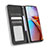 Custodia Portafoglio In Pelle Cover con Supporto BY4 per Motorola Moto X40 5G