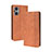 Custodia Portafoglio In Pelle Cover con Supporto BY4 per OnePlus Nord N20 5G Marrone