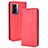 Custodia Portafoglio In Pelle Cover con Supporto BY4 per Oppo A56S 5G Rosso