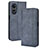 Custodia Portafoglio In Pelle Cover con Supporto BY4 per Oppo A58 5G