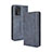 Custodia Portafoglio In Pelle Cover con Supporto BY4 per Oppo A95 4G Blu