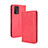 Custodia Portafoglio In Pelle Cover con Supporto BY4 per Oppo A95 4G Rosso