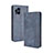 Custodia Portafoglio In Pelle Cover con Supporto BY4 per Oppo Find X3 5G Blu