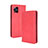 Custodia Portafoglio In Pelle Cover con Supporto BY4 per Oppo Find X3 5G Rosso
