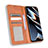 Custodia Portafoglio In Pelle Cover con Supporto BY4 per Oppo Find X5 Pro 5G