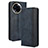 Custodia Portafoglio In Pelle Cover con Supporto BY4 per Realme 11X 5G Blu
