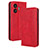 Custodia Portafoglio In Pelle Cover con Supporto BY4 per Realme GT Neo5 SE 5G Rosso