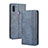 Custodia Portafoglio In Pelle Cover con Supporto BY4 per Samsung Galaxy A11 Blu