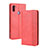 Custodia Portafoglio In Pelle Cover con Supporto BY4 per Samsung Galaxy A11 Rosso