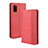 Custodia Portafoglio In Pelle Cover con Supporto BY4 per Samsung Galaxy A41 Rosso