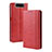 Custodia Portafoglio In Pelle Cover con Supporto BY4 per Samsung Galaxy A80 Rosso