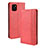 Custodia Portafoglio In Pelle Cover con Supporto BY4 per Samsung Galaxy A81 Rosso