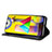 Custodia Portafoglio In Pelle Cover con Supporto BY4 per Samsung Galaxy M21s