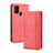 Custodia Portafoglio In Pelle Cover con Supporto BY4 per Samsung Galaxy M21s Rosso