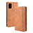 Custodia Portafoglio In Pelle Cover con Supporto BY4 per Samsung Galaxy S20 Ultra 5G Marrone