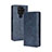 Custodia Portafoglio In Pelle Cover con Supporto BY4 per Sharp Aquos Sense4 Plus