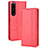 Custodia Portafoglio In Pelle Cover con Supporto BY4 per Sony Xperia 1 IV